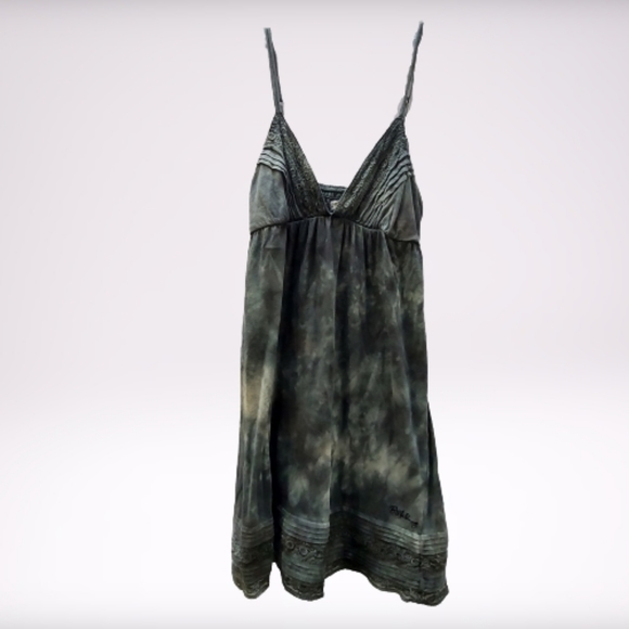 Billabong Dresses & Skirts - Billabong Green Tie Dye Bikini Strap Dress